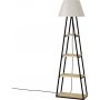 Pal Stehlampe - Eiche/Leinen