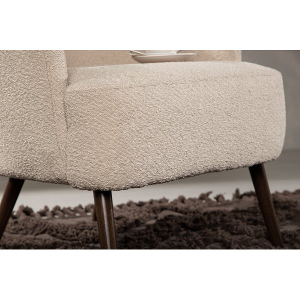 Lincoln Sessel - Beige Bouclé Lincoln Sessel - Beige Bouclé