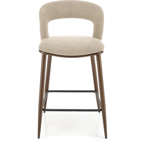 Barhocker beige/walnuss Sitzhhe 65 cm - Pelican