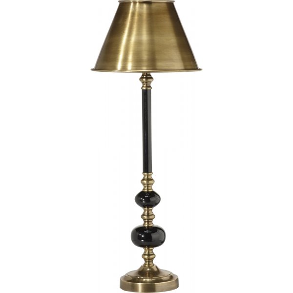 Abbey-Lampensockel - Schwarz/Messing - 50 cm Abbey-Lampensockel - Schwarz/Messing - 50 cm