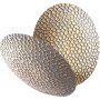 Yosma Wandleuchte - Silber/Gold