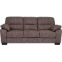 3-Sitzer-Sofa aus brauner Mikrofaser - Albert