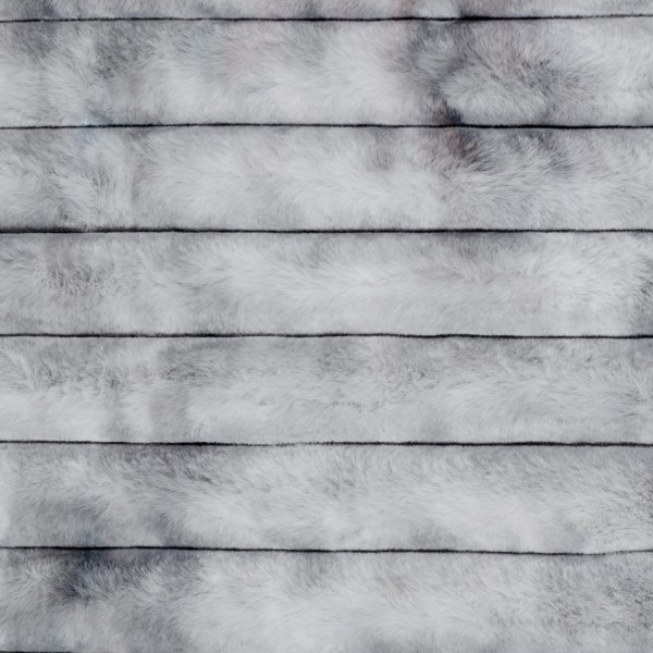 Gestreiftes Dekokissen Grau - 45 x 45 cm