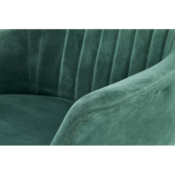 Sessel Eirik - Dunkelgr�n & Gold