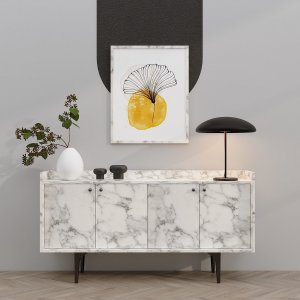 Navi-Sideboard - Carrara-Marmor