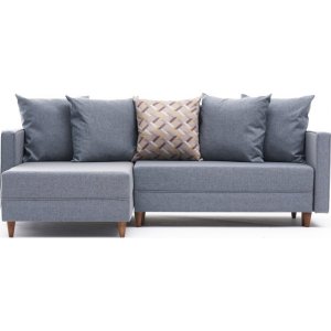 Aydam Schlafsofa links - Blau