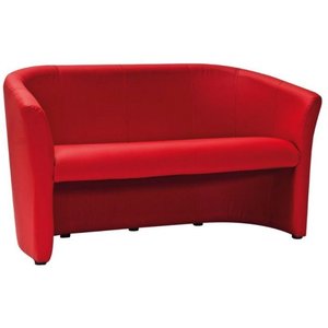 Charity 3-Sitzer-Sofa - Rot (PU)