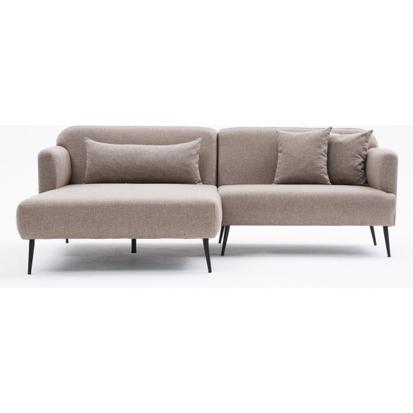Revos Diwansofa links - Braun