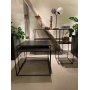 Aman schwarzer Metalltisch 65x65 | 60x60 cm