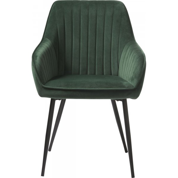 Boston-Sessel aus grnem Samt