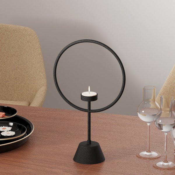 Cairos Kerzenhalter - Schwarz Cairos Kerzenhalter - Schwarz