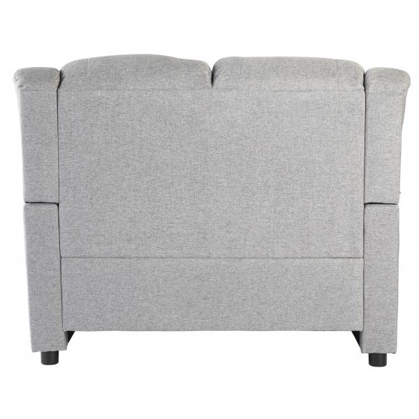 Vera 2-Sitzer-Sofa aus grauem Stoff