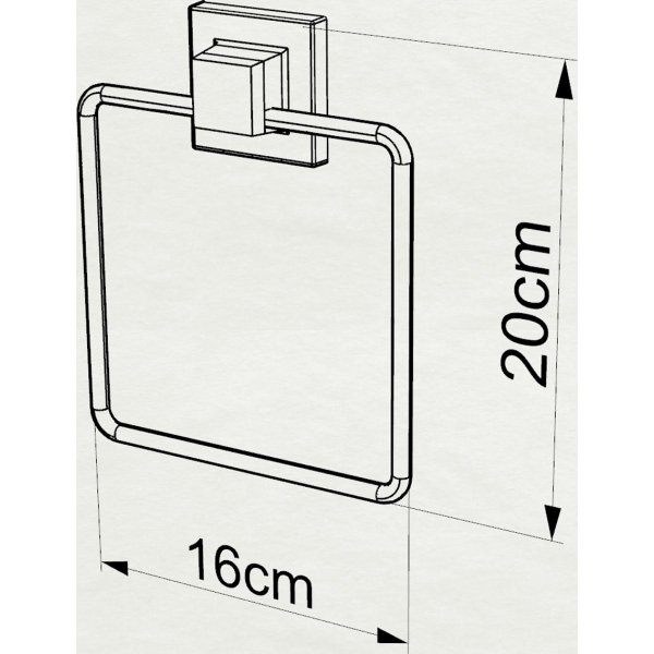 Effi Handtuchhalter 234 - Schwarz Effi Handtuchhalter 234 - Schwarz