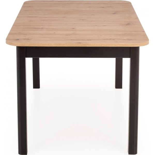 Bloom ausziehbarer Esstisch 90x160-240 cm - Eiche / Schwarz Bloom ausziehbarer Esstisch 90x160-240 cm - Eiche / Schwarz