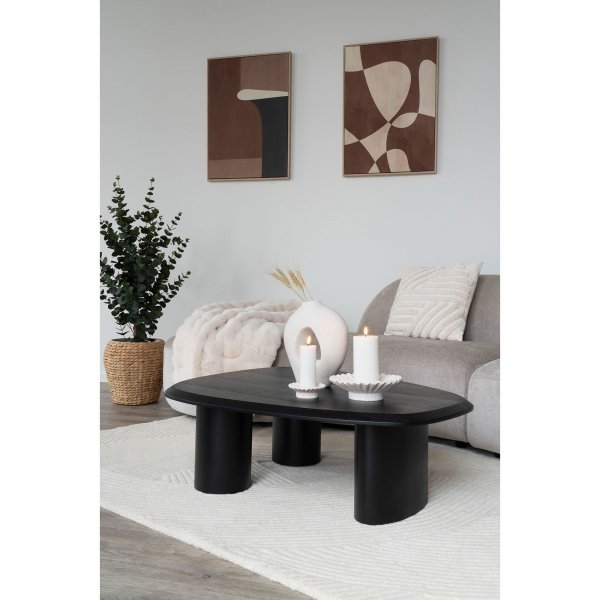 Tirano Couchtisch 96 x 78 cm - Schwarz