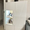 Kundenbild Villum Vitrine - Weiß/Reineiche