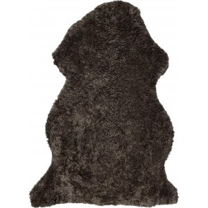 Lockiges Schaffell Dunkelbraun - 60 x 95 cm
