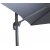 Verstellbarer Sonnenschirm Leeds 300 cm - Schwarz/Dunkelgrau