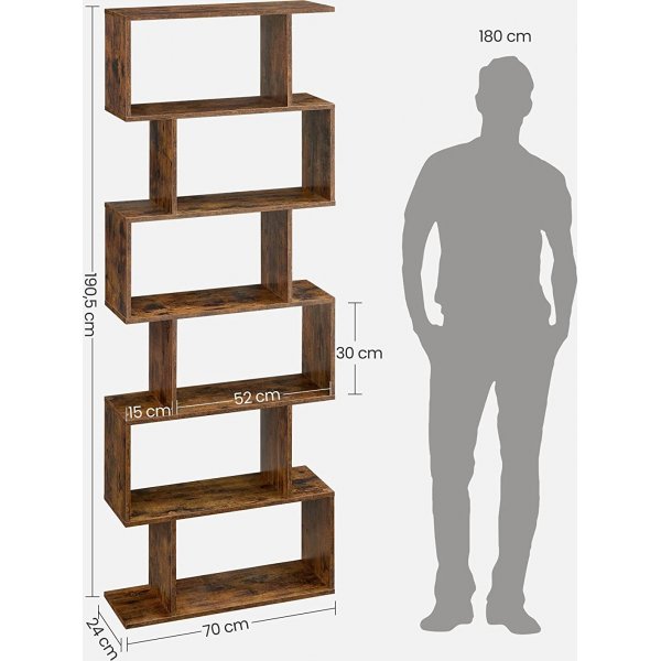 Bcherregal Hektor - Braun