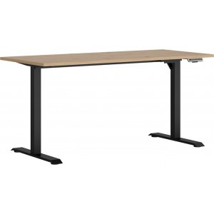 Raumverstellbarer Schreibtisch 160 x 70 cm - Eiche