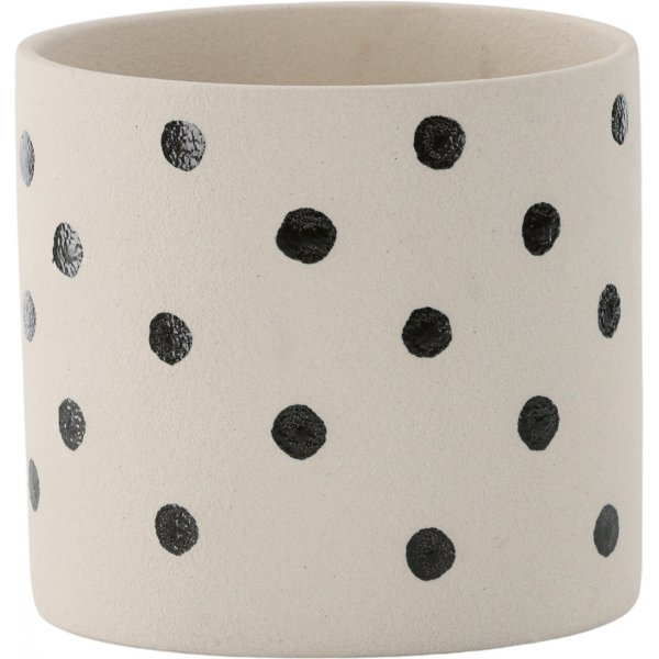 Sane Topf 18 x 17 cm - Schwarz/Wei