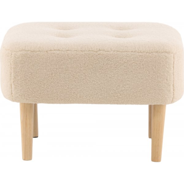 Hocker Salina - Weies Vlies