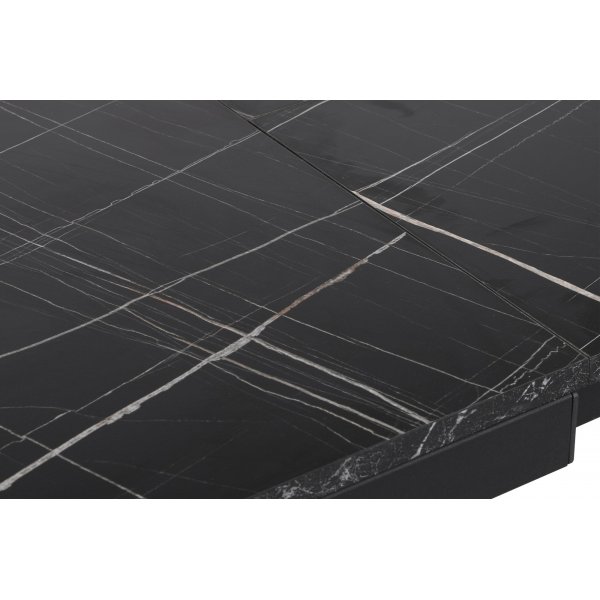 Silva Esstisch 120-187 x 74 cm - Schwarz Silva Esstisch 120-187 x 74 cm - Schwarz