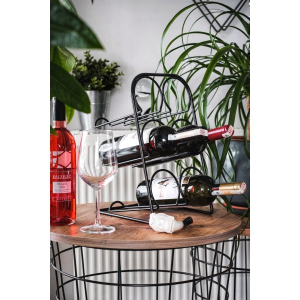 Jade Weinregal - Schwarz