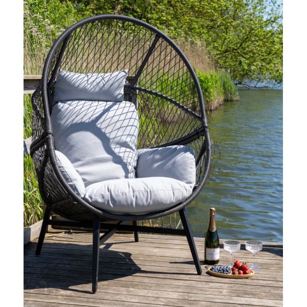 Rosario Loungesessel - Schwarz Rosario Loungesessel - Schwarz