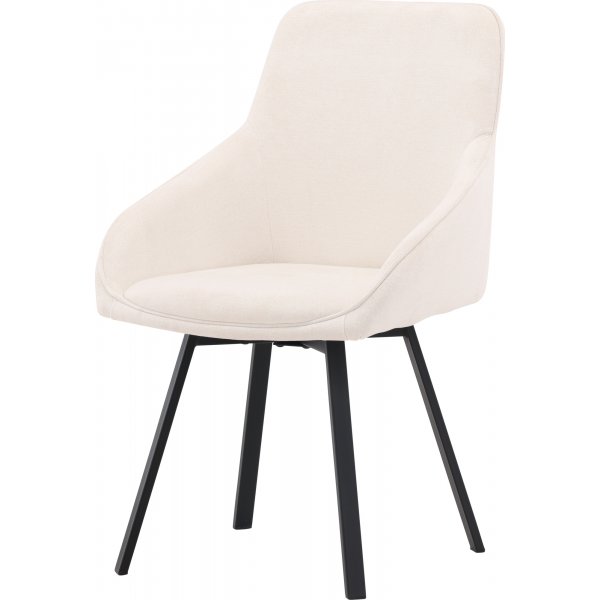 Rosie Esszimmerstuhl - Beige/Schwarz