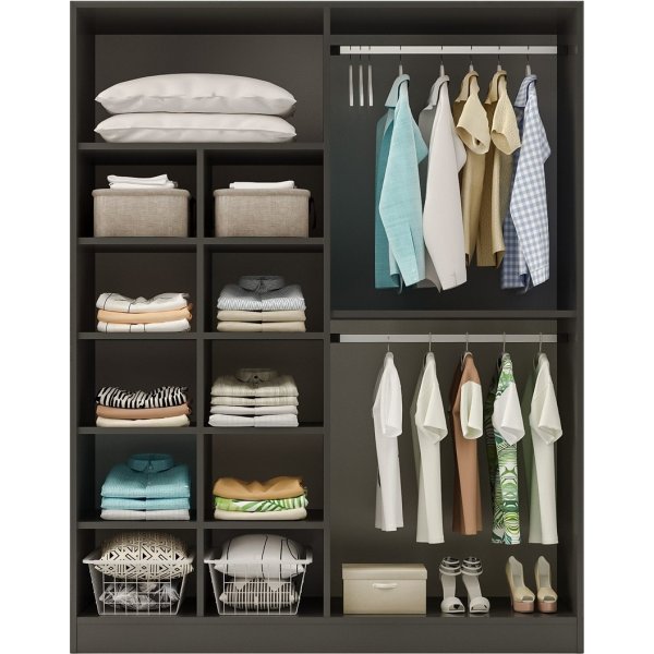 Königlicher Kleiderschrank - Anthrazit Königlicher Kleiderschrank - Anthrazit