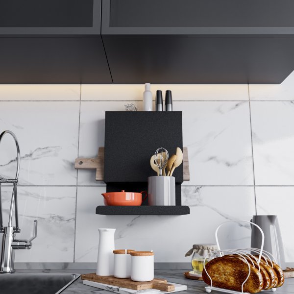 Brano Wandregal Schwarz