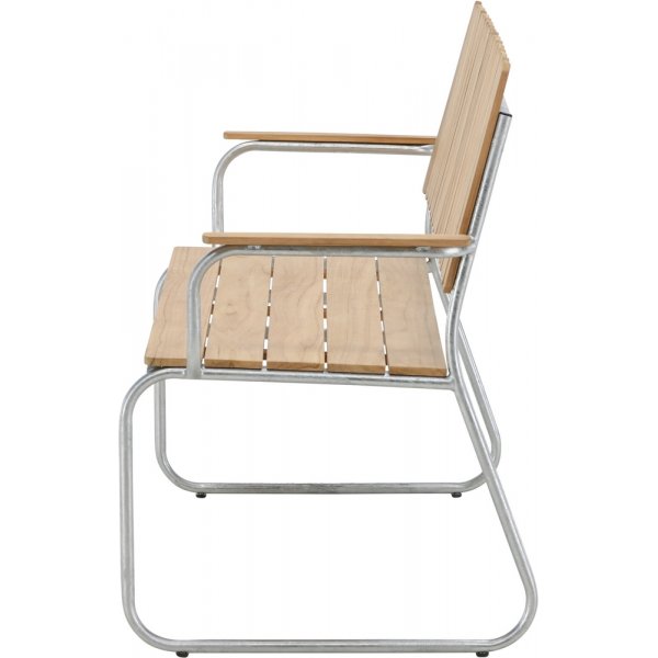 Holmsund Bank - Natur/Silber