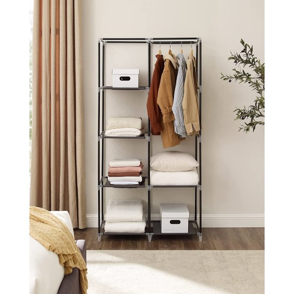 Kleiderschrank Katerina 88 x 168 cm - Schwarz Kleiderschrank Katerina 88 x 168 cm - Schwarz