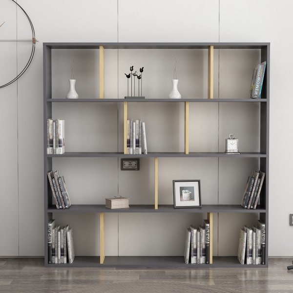 Bcherregal Hodbi - Eiche/anthrazit