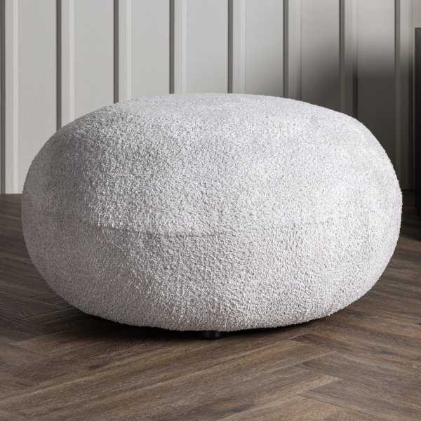 Bologna Pouf - Hellgrau
