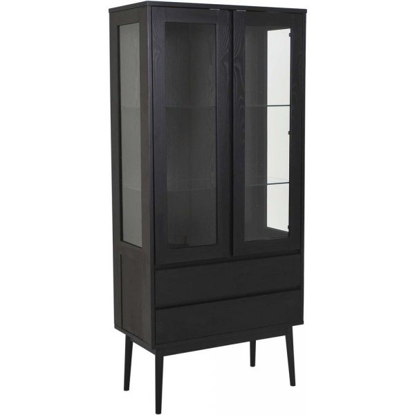 Ekeberg Vitrine - Schwarz + Fleckentferner fr Mbel