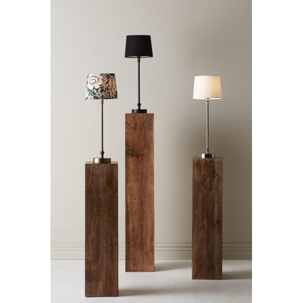 Liam Tischlampe - Weiß/Chrom - 59 cm Liam Tischlampe - Weiß/Chrom - 59 cm