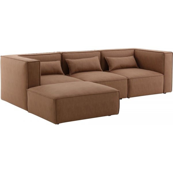 Nees Modulsofa in Cognac (Samt) Combo 3