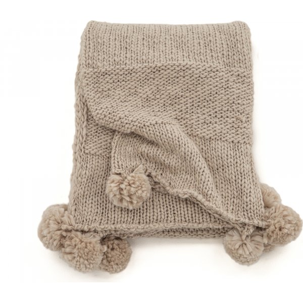 Dnnes Plaid 130x170 cm - Beige