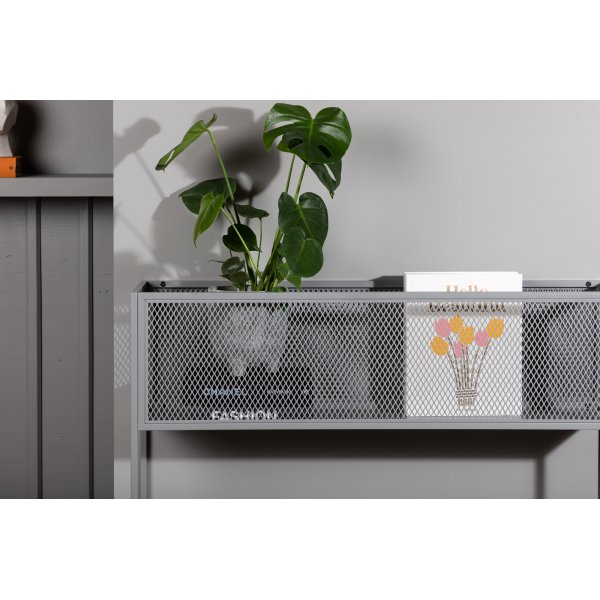 Teo-Reliefregal - Hellgrau