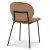 Rondo Stuhl aus Samt - Braun + Mbelpflegeset fr Textilien