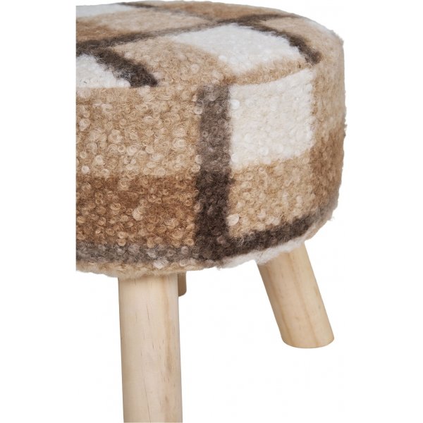 Aberdeen-Hocker - Braune Mischung