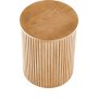 Runder Couchtisch Celie mit Holzstangen 40 cm
