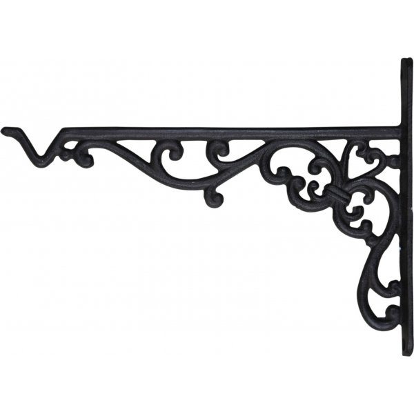 Geschmiedeter Ampelhaken 29 x 21 cm - Schwarz