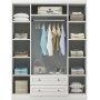 Inci Kleiderschrank 140 x 50 x 182 cm - Wei
