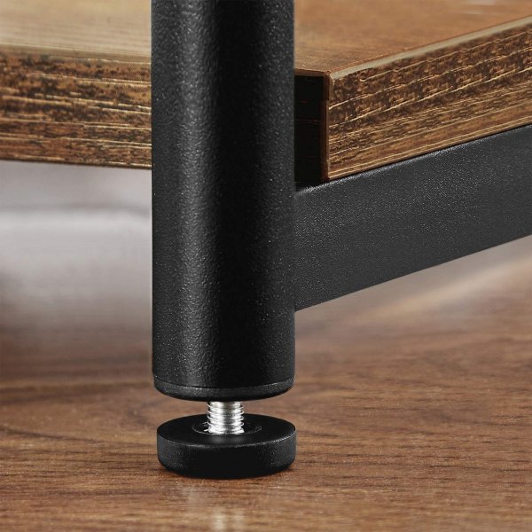 Evy Beistelltisch 34 x 30 cm - Braun/Schwarz