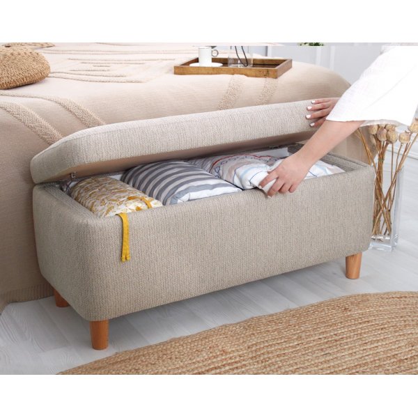 Rocio Hocker - Beige Rocio Hocker - Beige