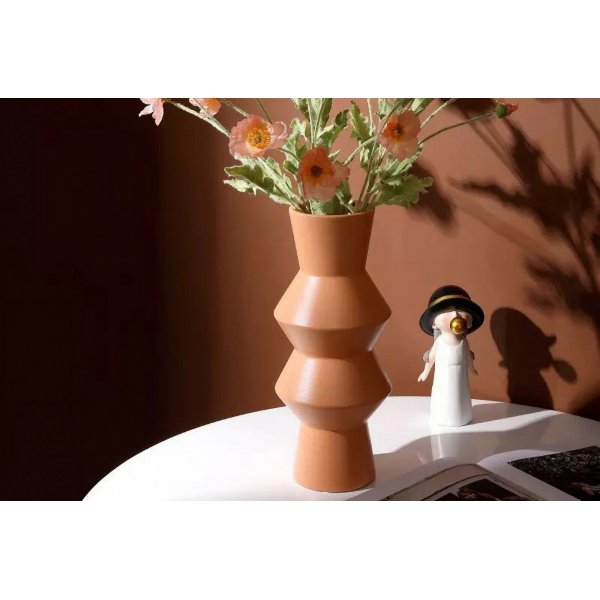 Rolo Vase - Orange Rolo Vase - Orange