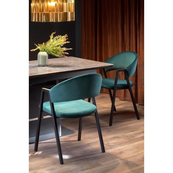 Martin Esstisch 160-200 x 90 cm - Dunkelgrau/Schwarz Martin Esstisch 160-200 x 90 cm - Dunkelgrau/Schwarz